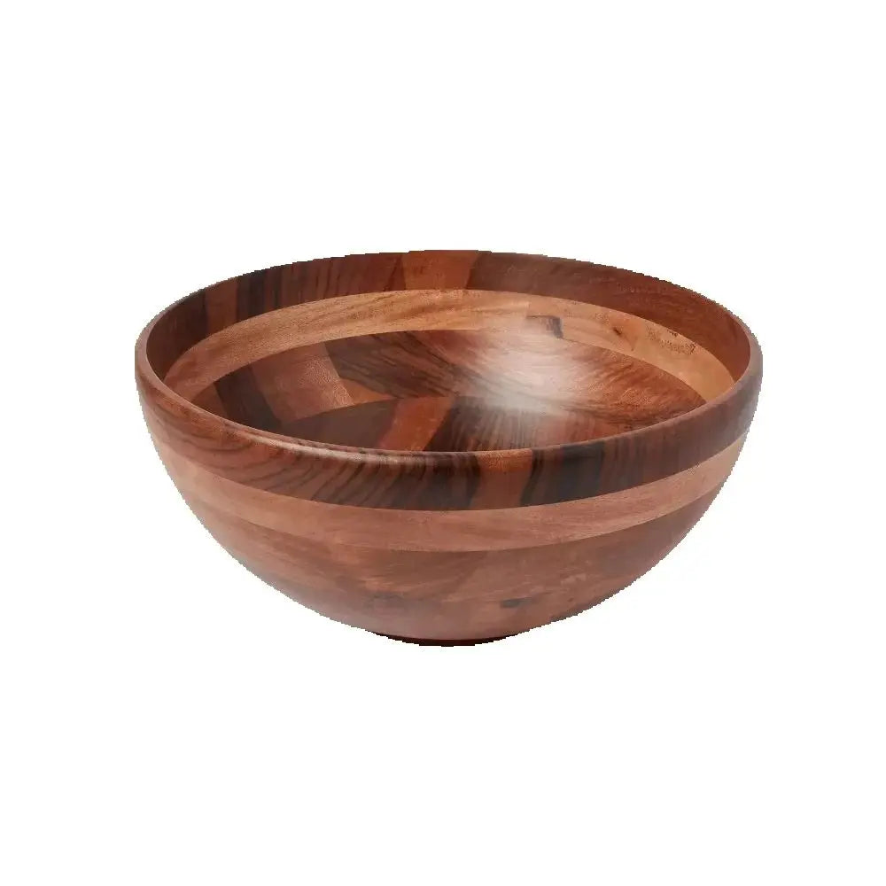 188oz Large Wood Serving Bowl, 12" x 12" x 6"
