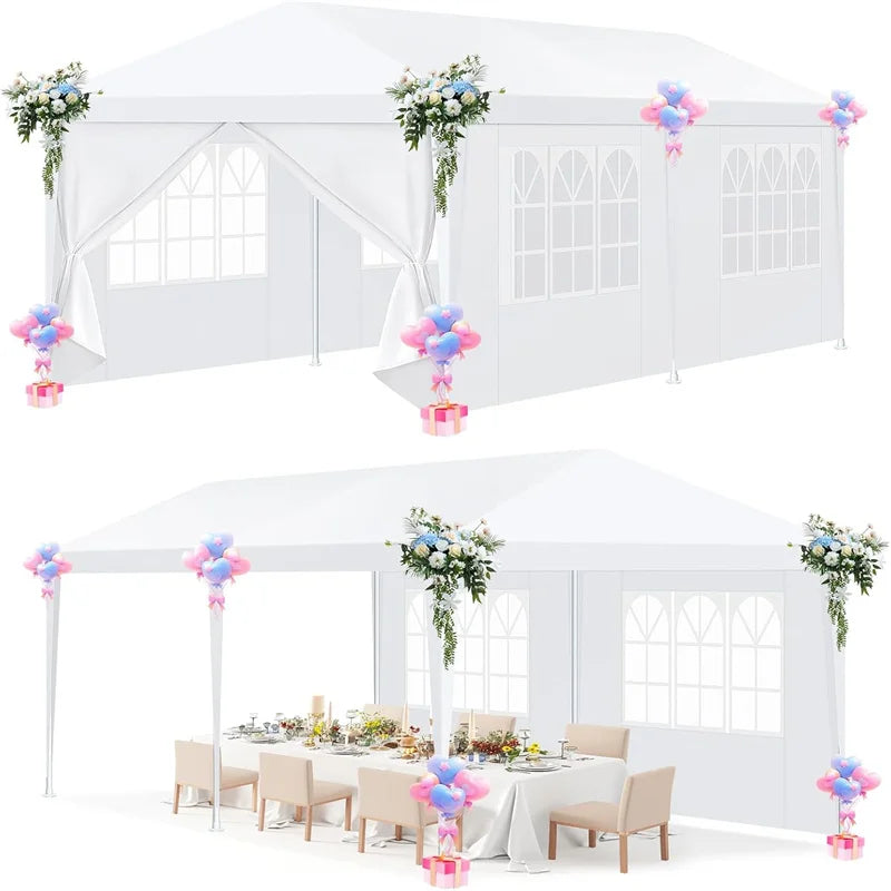 10x10 10x20 10x30ft Party Tent Gazebo Removable Sidewalls | Waterproof