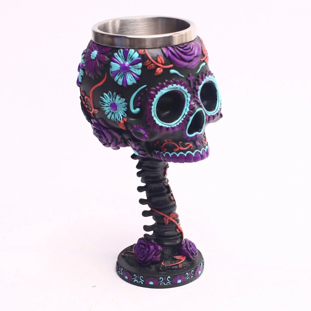 Skull Goblet Resin Steel Cup Creative Beer Mug 3D Wine Glass Mugs