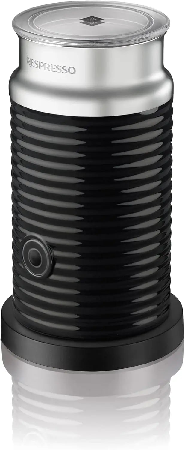 Premium Milk Frother for Coffee Lovers, Black Steel Design