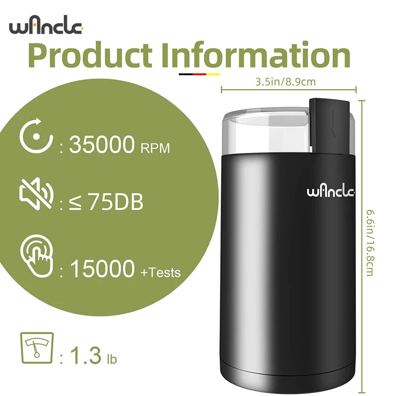 200w High-Power Coffee Grinder Bean Grinder 220V/120V