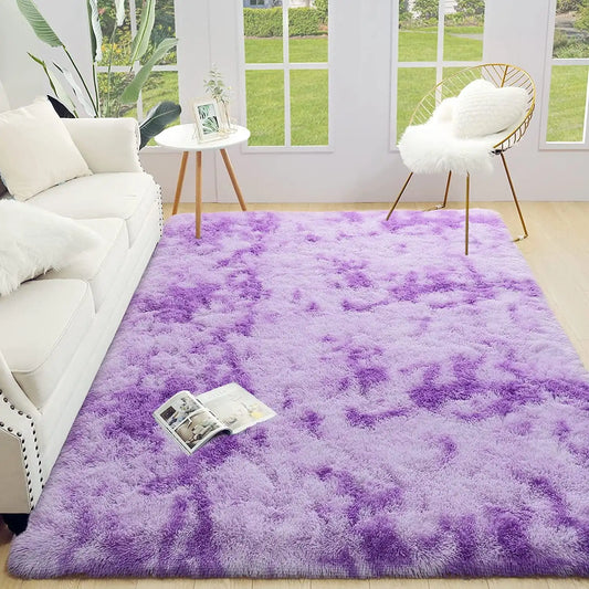 Lochas Super Soft Plush Tie Dye Velvet Rugs