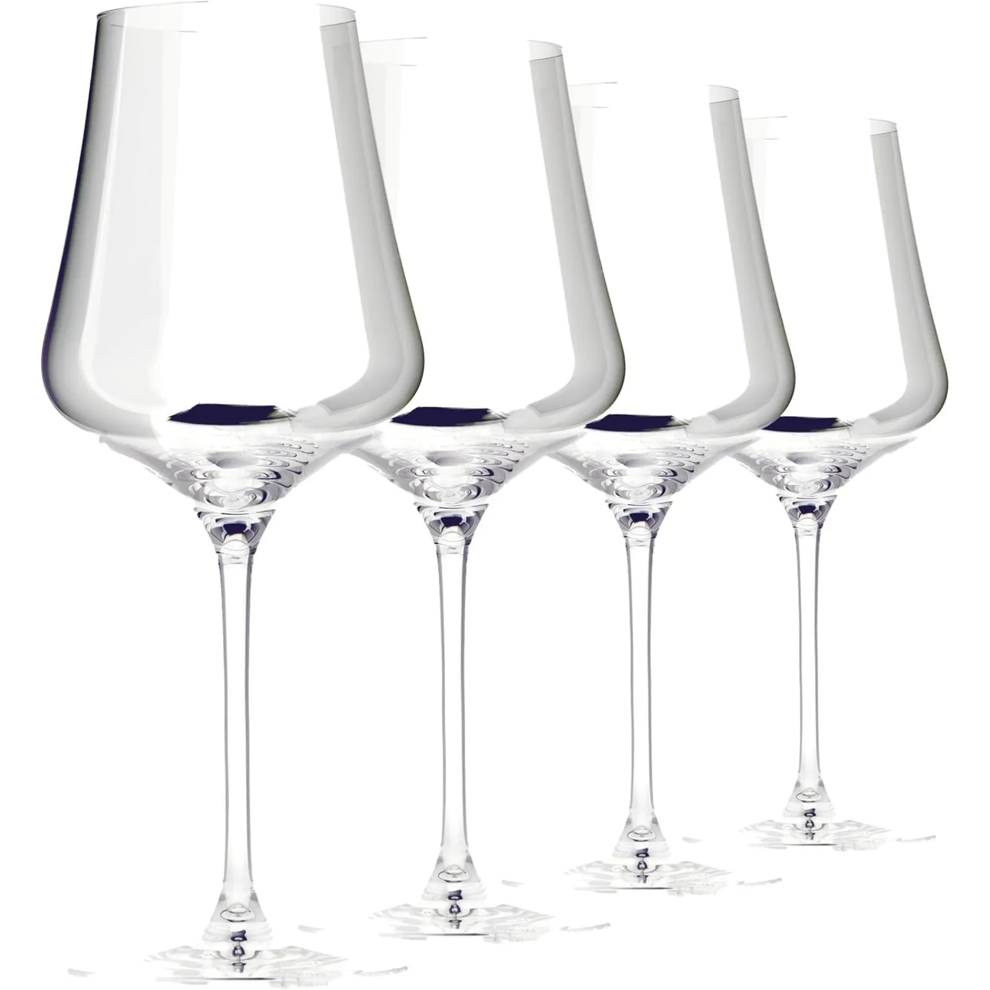 Crystal Wine Glasses, Set of 6 with Gift Boxes