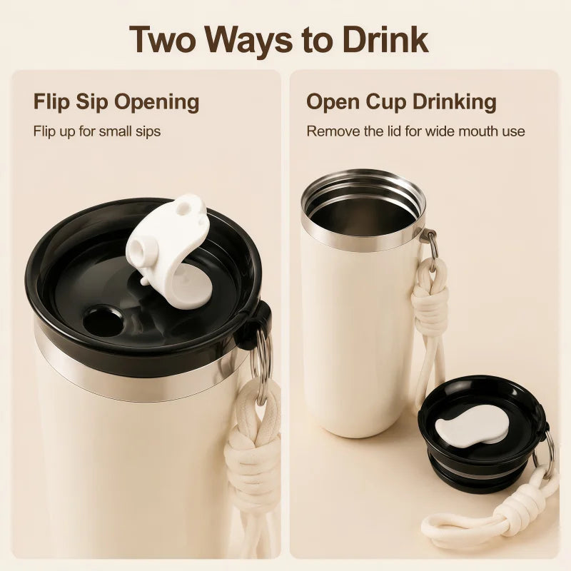 350ML 500ML Insulated Coffee Tumbler Stainless Steel Travel Mug