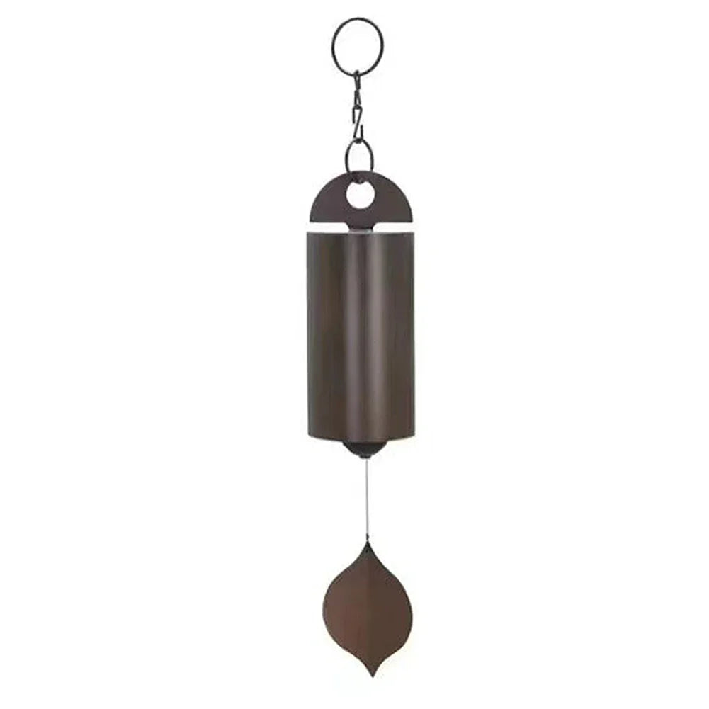 Copper Windchimes Retro Style Serenity Bell Wind Chimes Deep Resonance Deep Tone Cylinder for Patio Yard Porch Garden Decor