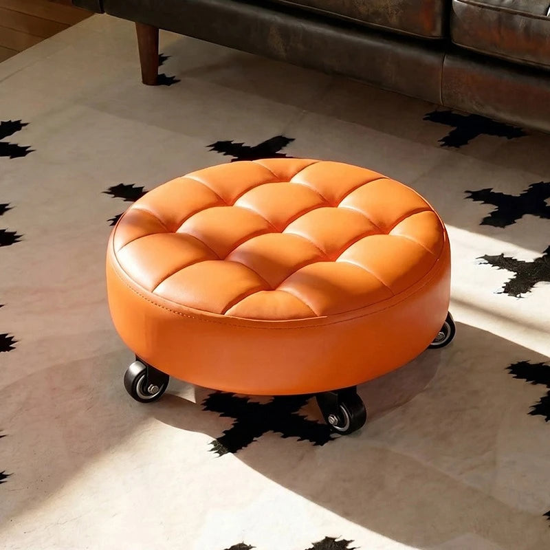 Household Wheeled Low Stools Chairs Wheeled Seam