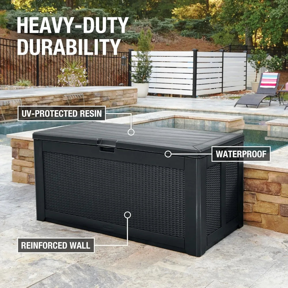 large capacity weatherproof outdoor storage box