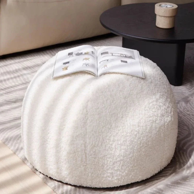 Round Ottomans Puff Pouf Comfortable Lounges
