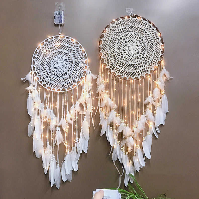 big dream catcher hanging/light decoration