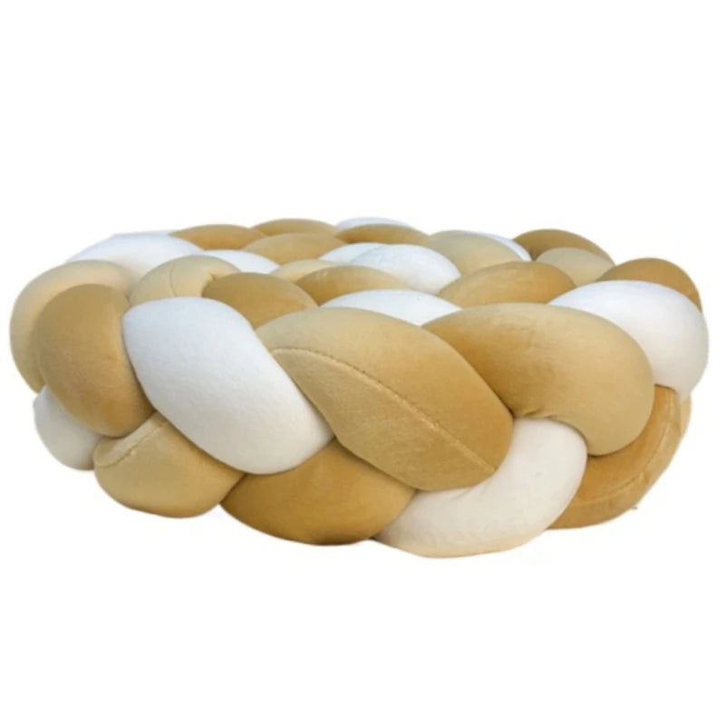 Handmade Knotted Floor Mat Pillow Soft