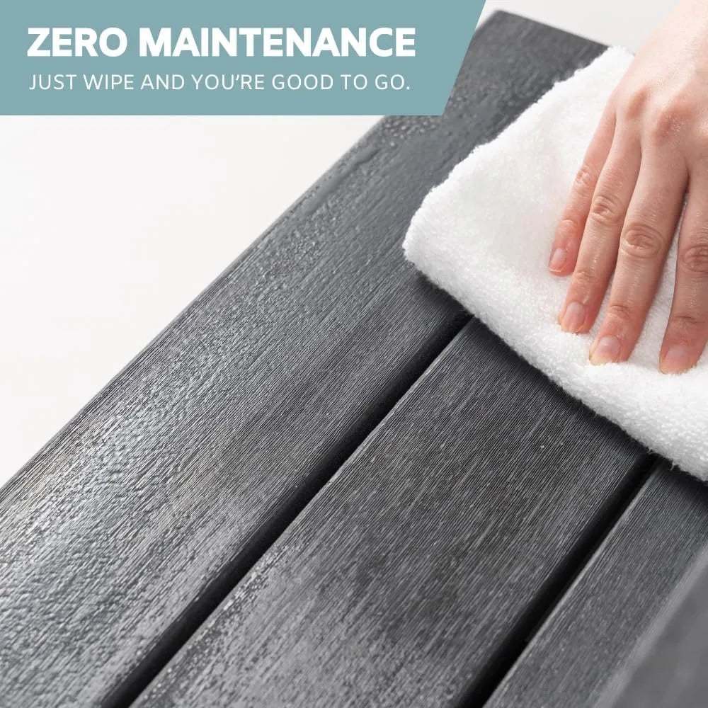 Hot Tub Steps - 100% Waterproof, Gray Non-Slip,
