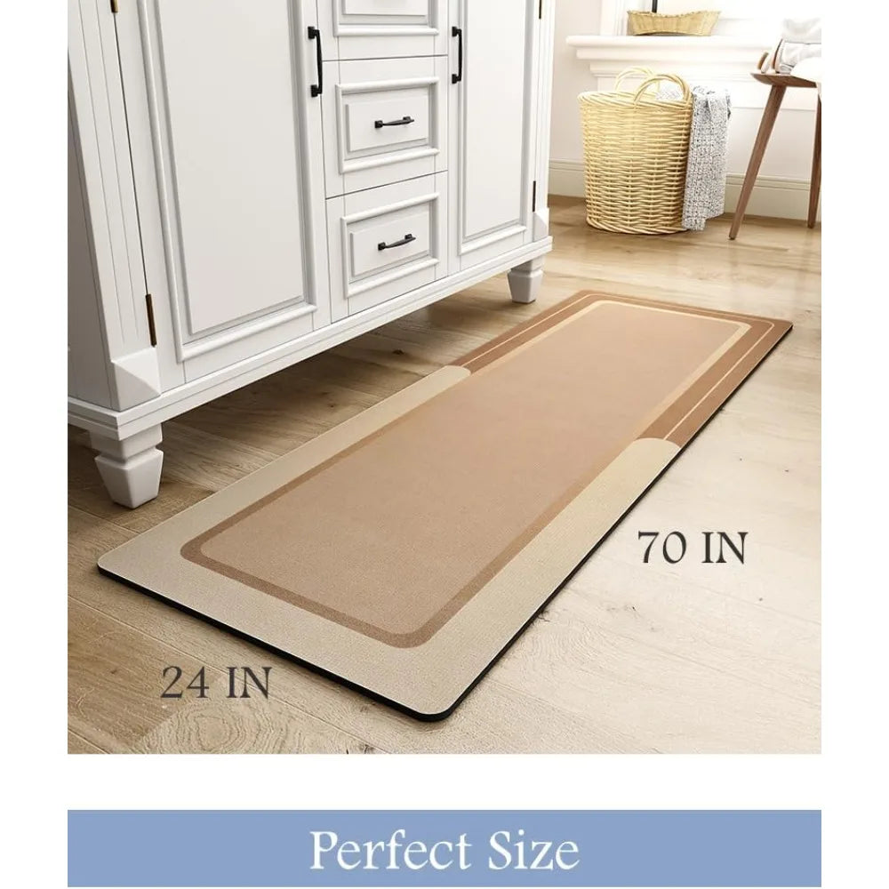 Bath Mat Rug Long Non Slip Super Absorbent Bathroom Runner