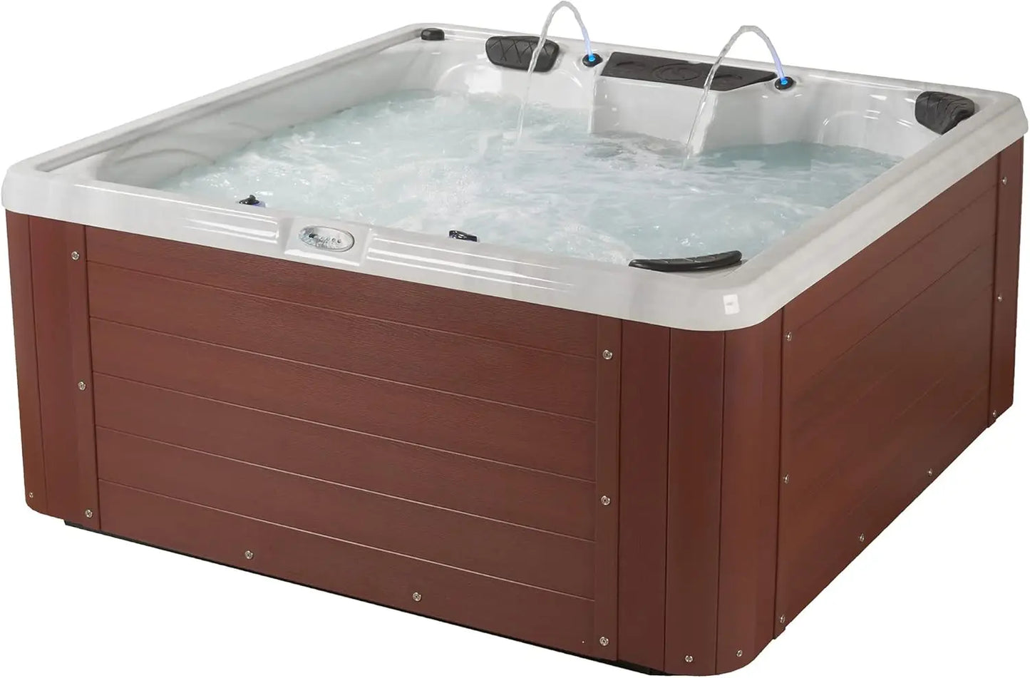 Essential outdoor hot tub, seats 5-6, seating