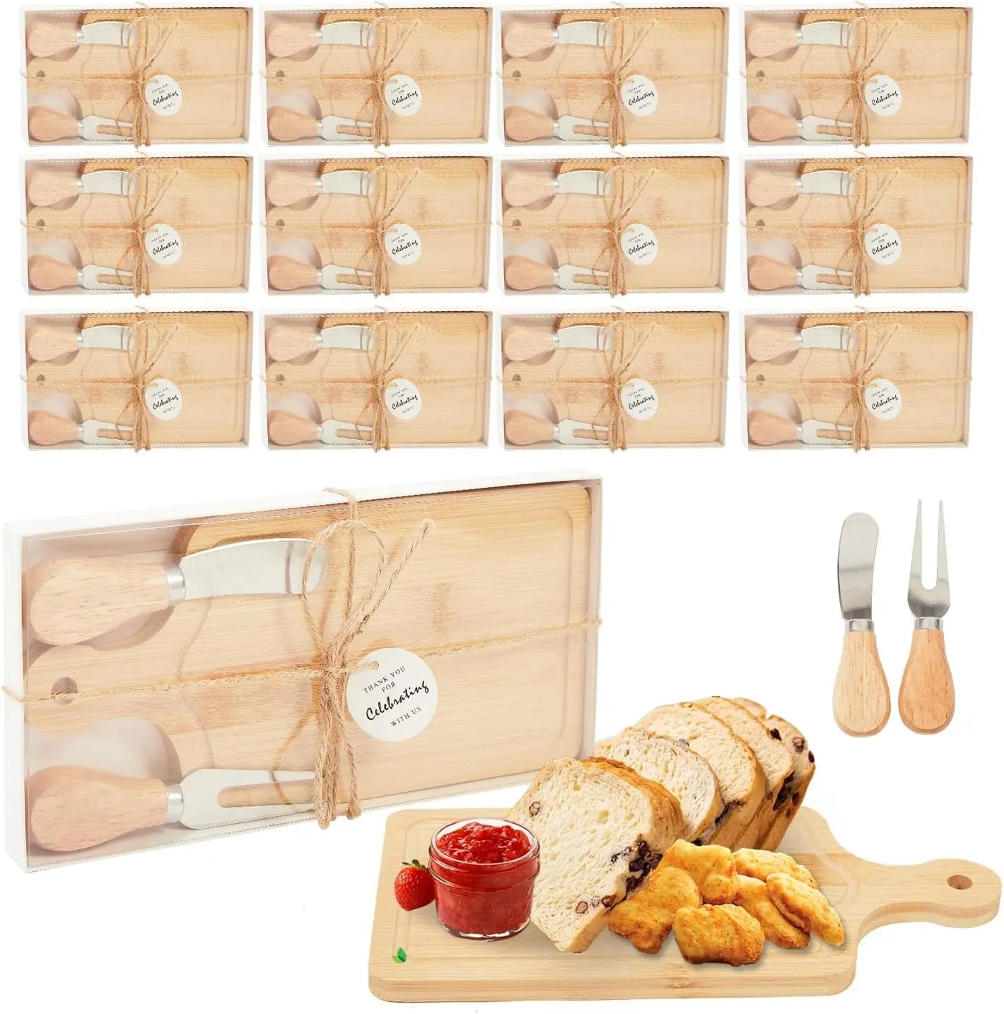 12 Set  Charcuterie Boards Bulk Cheese Mini Cutting Board