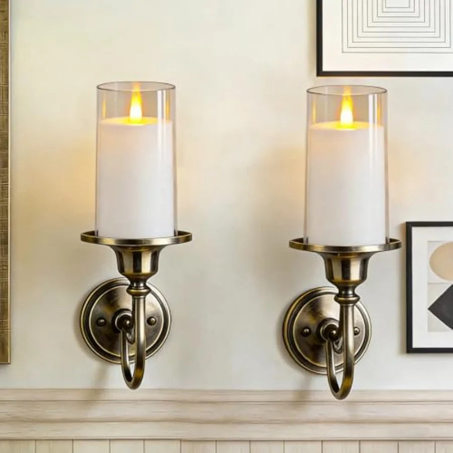 Realistic Flickering Flameless Candles, Battery Operated Candles,