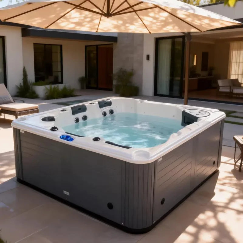 Hot Tub Whirlpool Jacuzzi Hydrotherapy Acrylic 5 Person Outdoor 52 Jets
