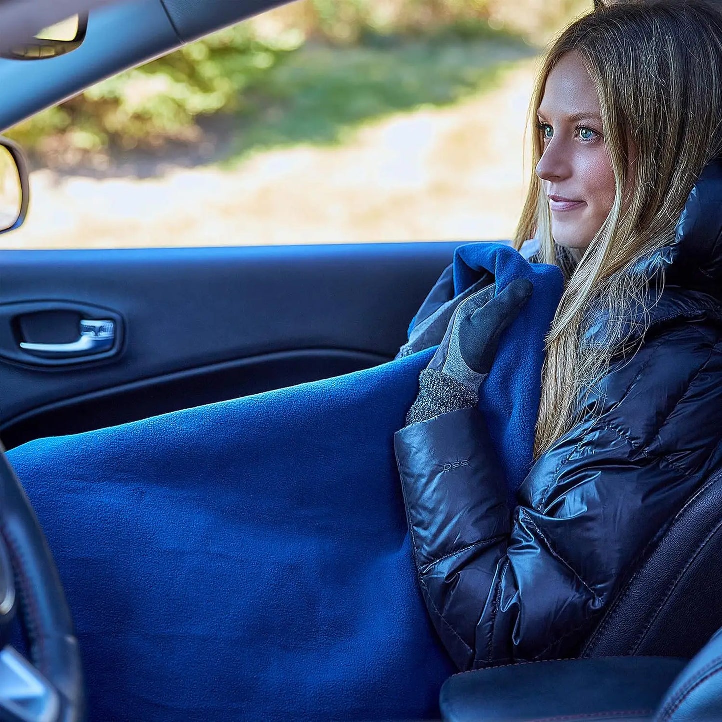 Heated Blanket for vehicle - Portable Winter Accessory