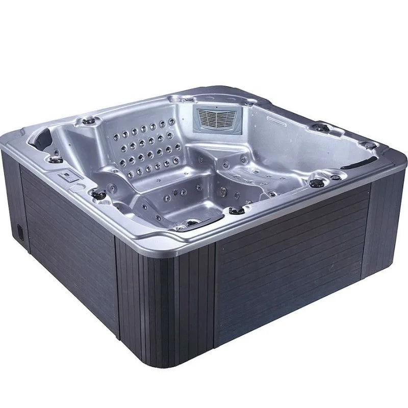 7 Person Hot Tub 105 Jets Waterfall 38 LED Lights