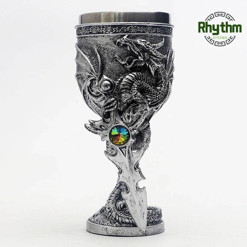 54 Styles Viking Pirate Series: Stainless Steel  Champagne Glass