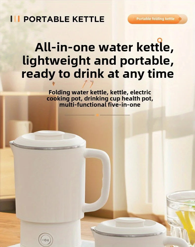 Travel Folding Kettle Outdoor Portable 304 Stainless Steel