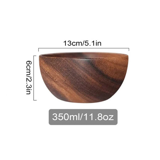 Acacia Wood Multipurpose Serving Bowl for Serving Salads, Snacks, Fruits and more