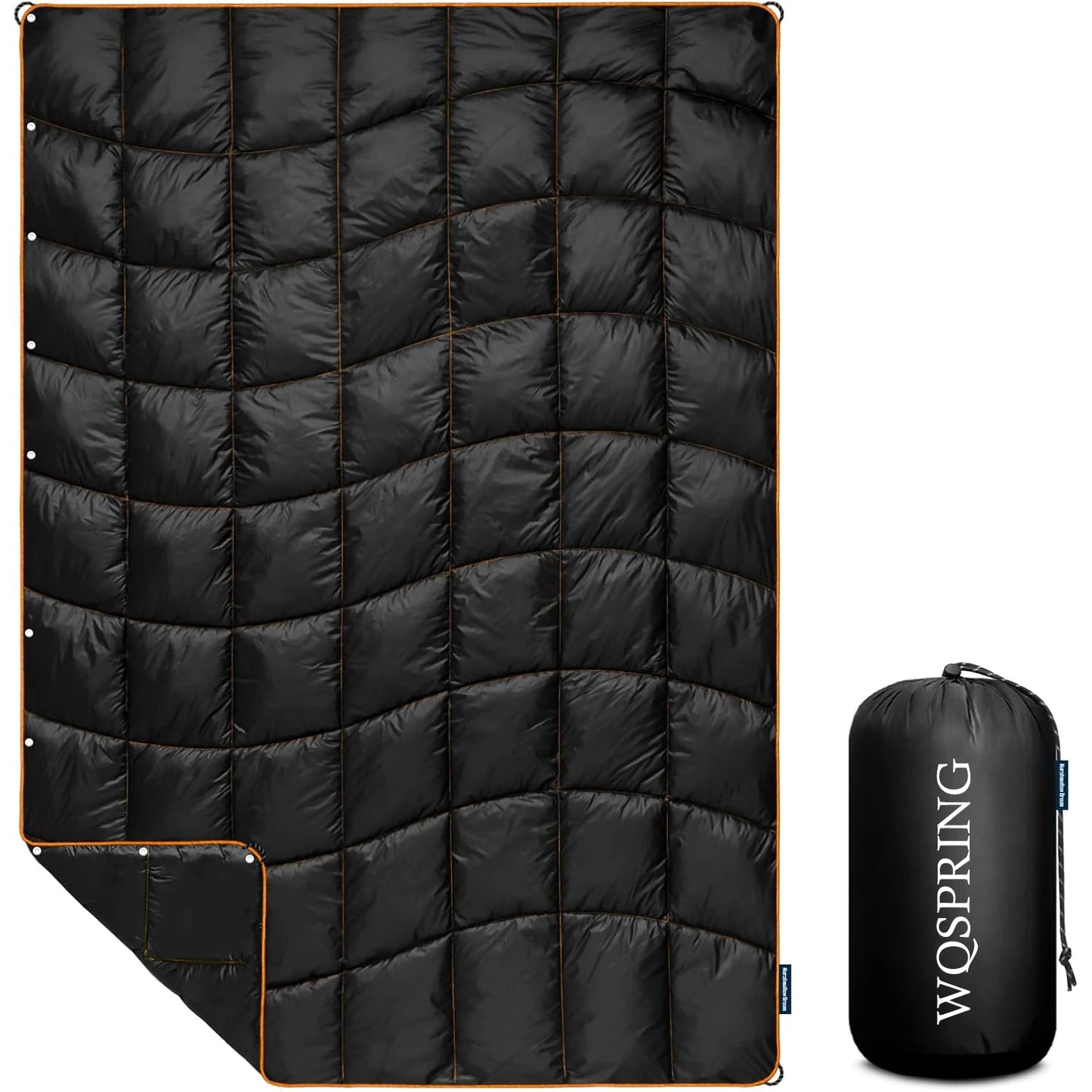 Waterproof Camping Blanket, Puffy Blanket Down Alternative Blanket