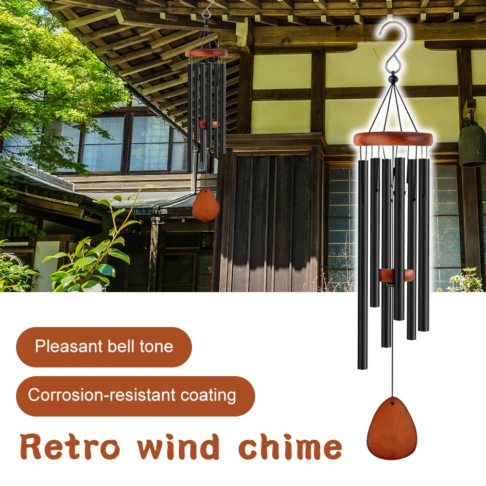 1pc Aluminum Tube Wind Chimes Metal Wind Chimes Bamboo coconut