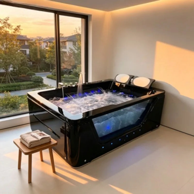 Hot Tub Whirlpool Hydrotherap 4 Person27 Jets LED Light