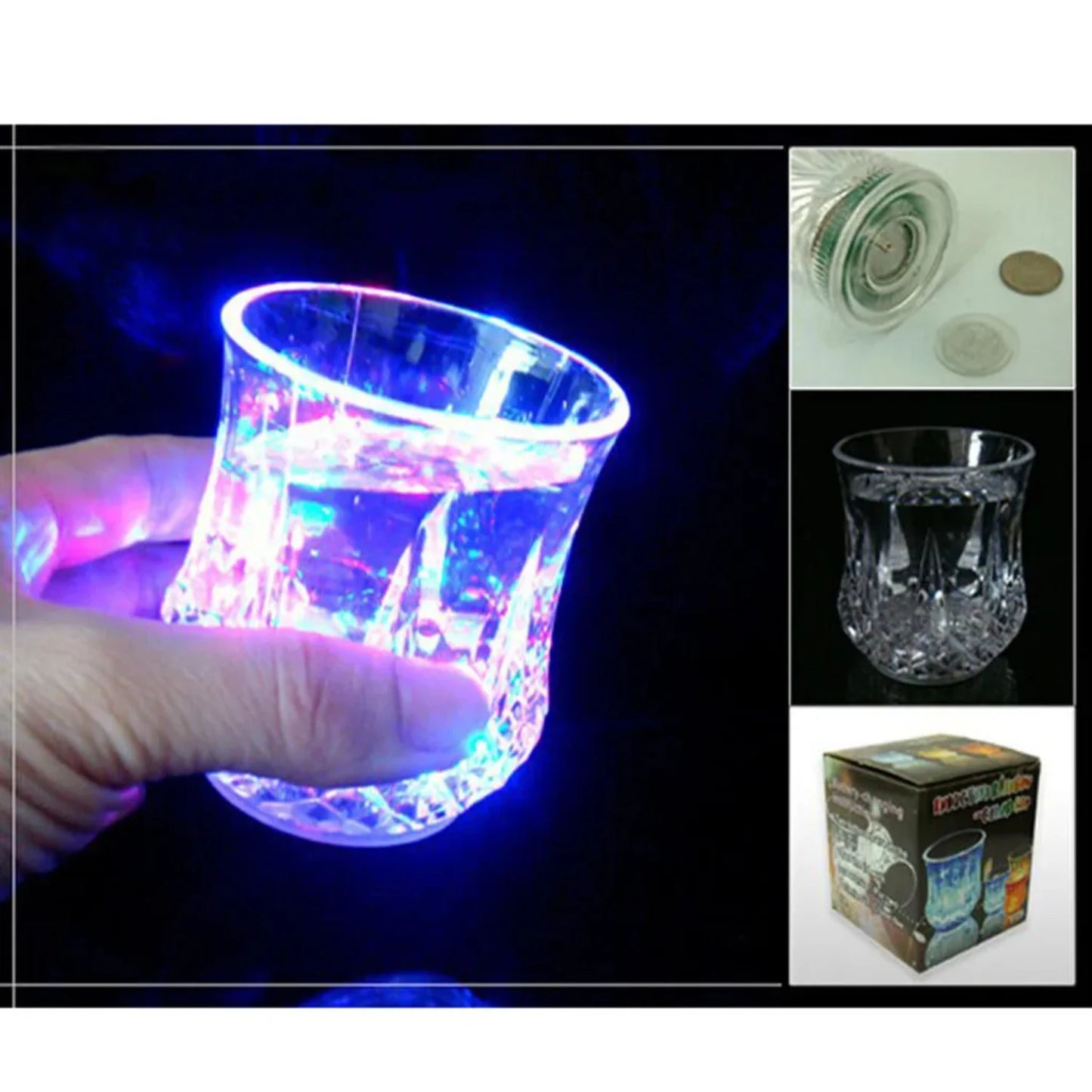 Colorful LED Glowing Beer Cup - Wine Glass