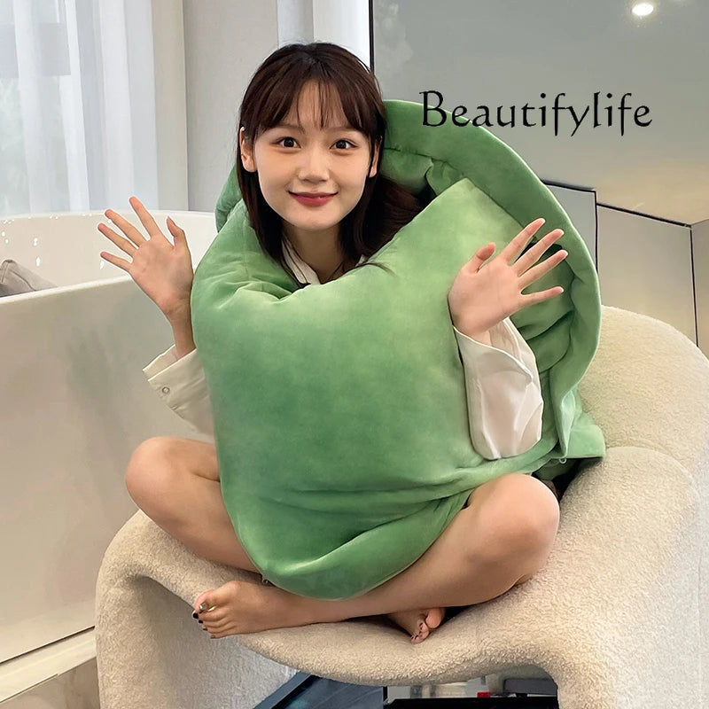 Green Lazy Bean Bag Sofa Puff Lounge