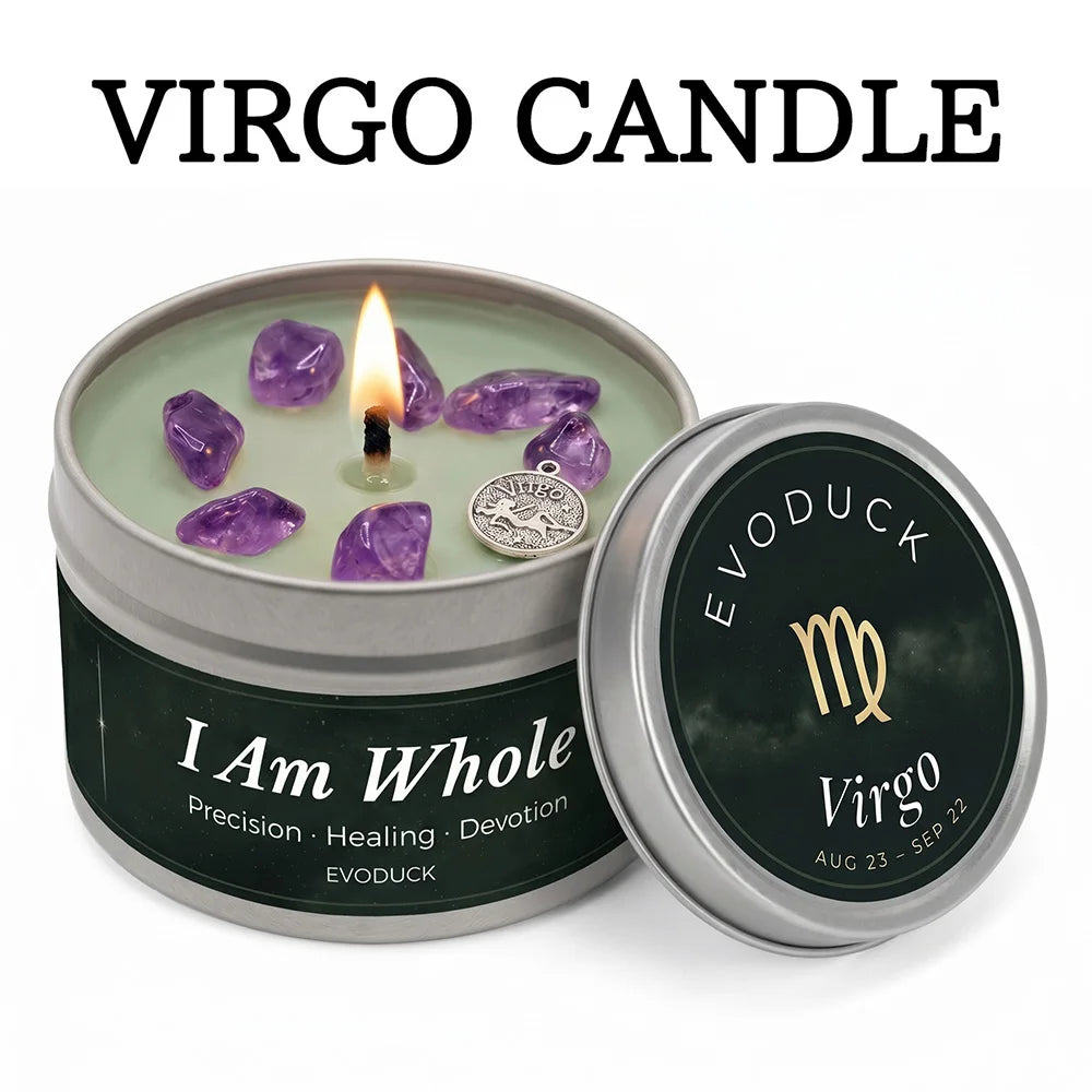 Earth Signs Zodiac Candle Set 3 Pack Scented Soy Candles
