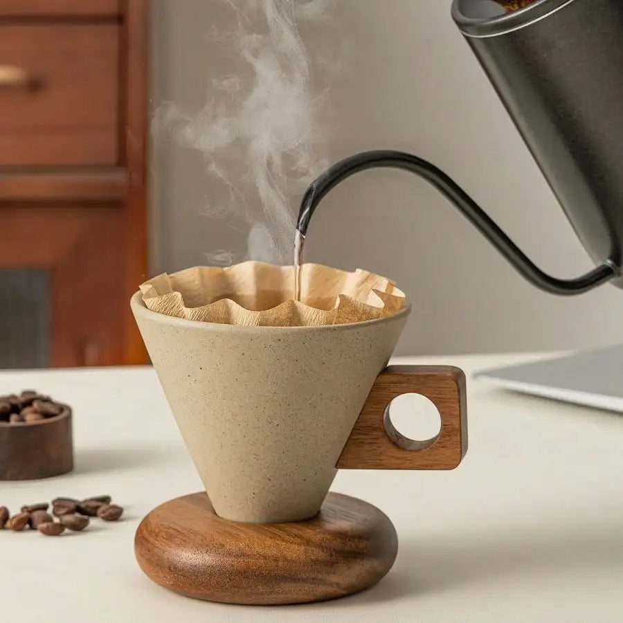 Retro Ceramic Coffee Cup, High-End Cup And Saucer Set
