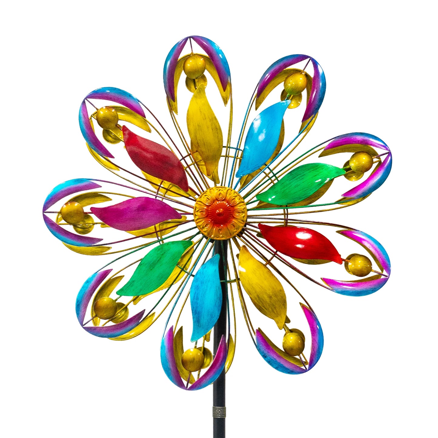 Wind Spinners Outdoor, 84" Large Metal Kinetic Wind Sculptures