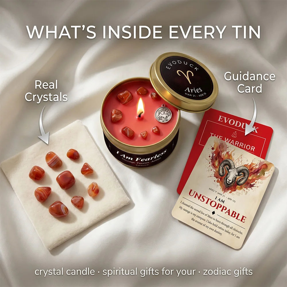 Fire Signs Zodiac Candle Set 3 Pack Aries Leo Sagittarius Scented