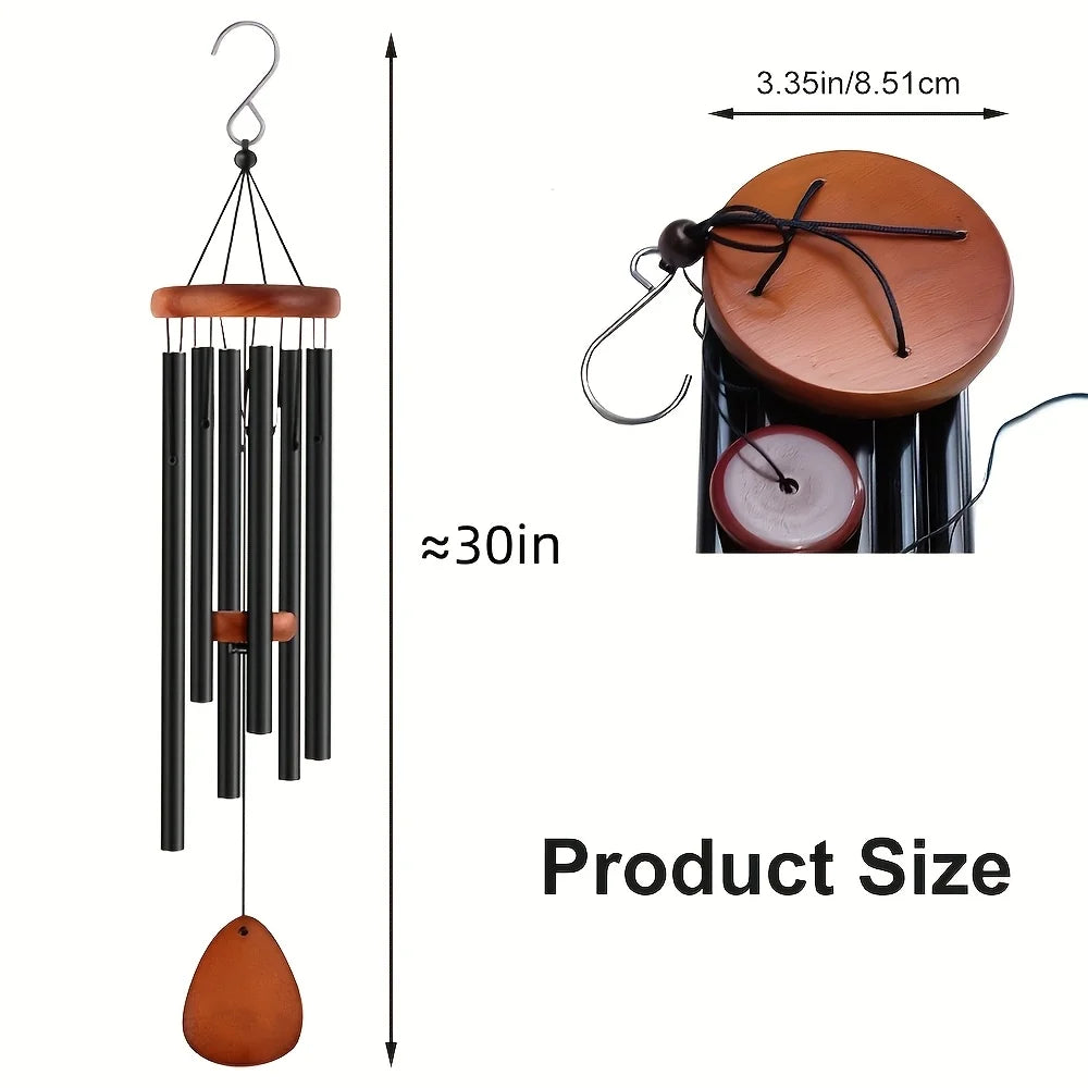30-Inch Deep Tone Wind Chime - Heavy-Duty Outdoor/Indoor