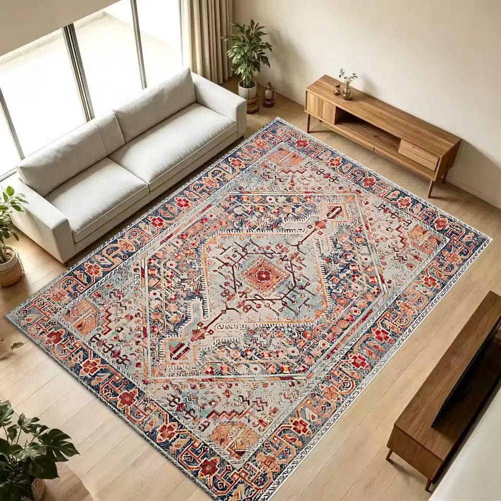 Geometric Rug, Soft & Comfortable, All Seasons, Easy to Maintain