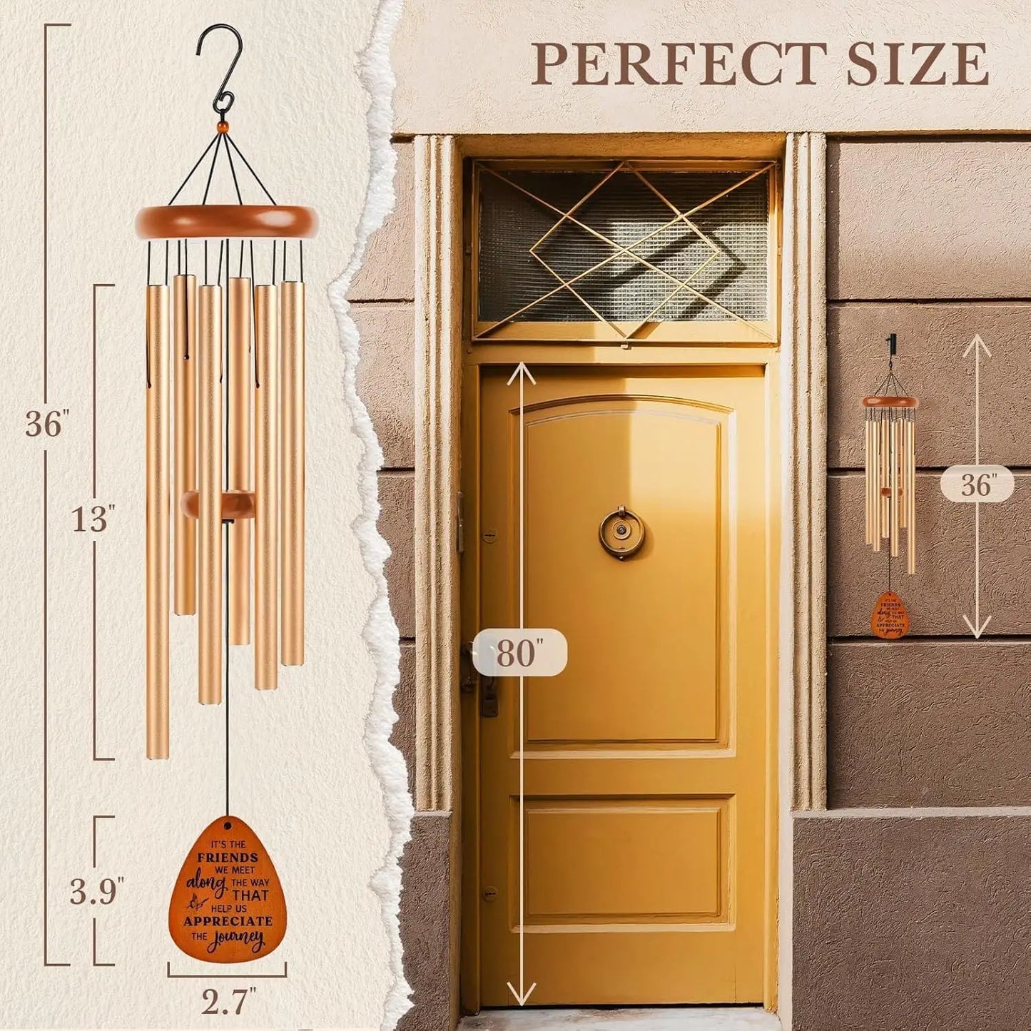 Friendship Wind Chime Best Friend Gifts
