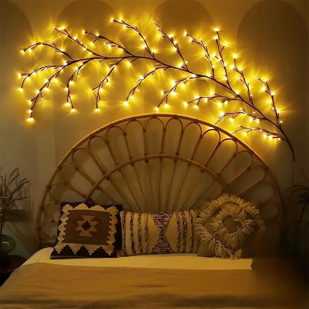 Outdoor Lighting Solar Tree and Vine Lamp 96LED Tree Branches