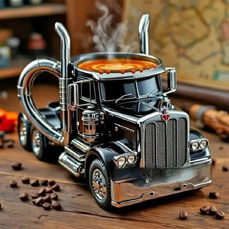 Creative Truck Coffee Mugs 11 Ounces Semi-trailer