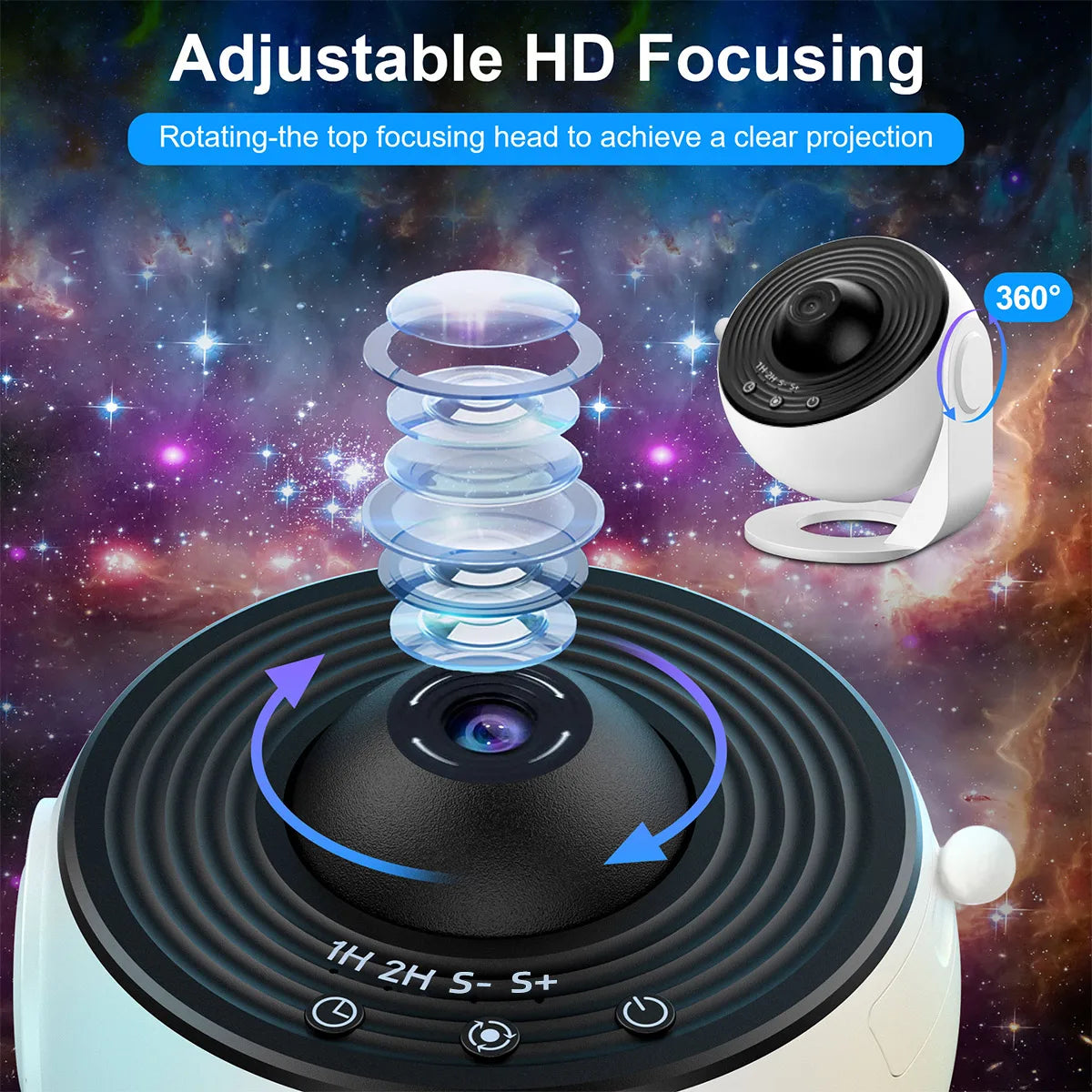 13 in 1 Star, Planetarium Galaxy Projector - Night Light