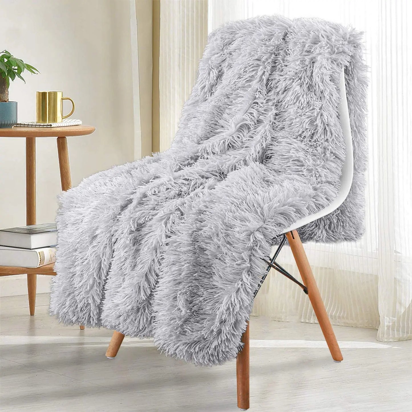 Thickened Fluffy Blanket Warm winter Double side