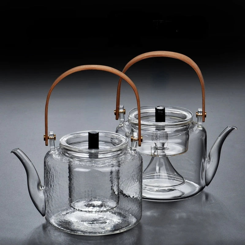 Kettle Electric Pottery Stove Heating Filter Glass Steaming Teapot