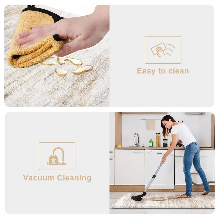 Anti Fatigue Kitchen Mats for Floor 2 Piece, Memory Foam