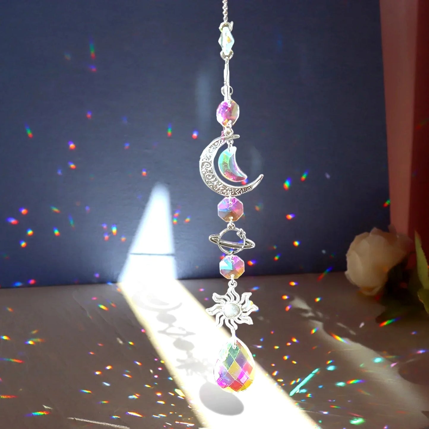 Crystal Wind Chime Rainbow Maker Sun Catcher Dream Catcher