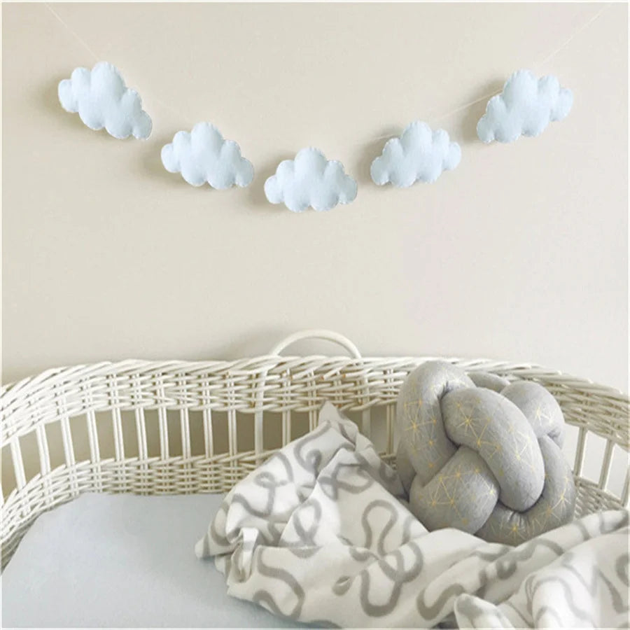 Felt Cloud Garlands String Wall Hanging