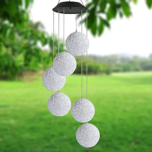 Solar Wind Chime Lamp LED Pendant Lamp Color Change