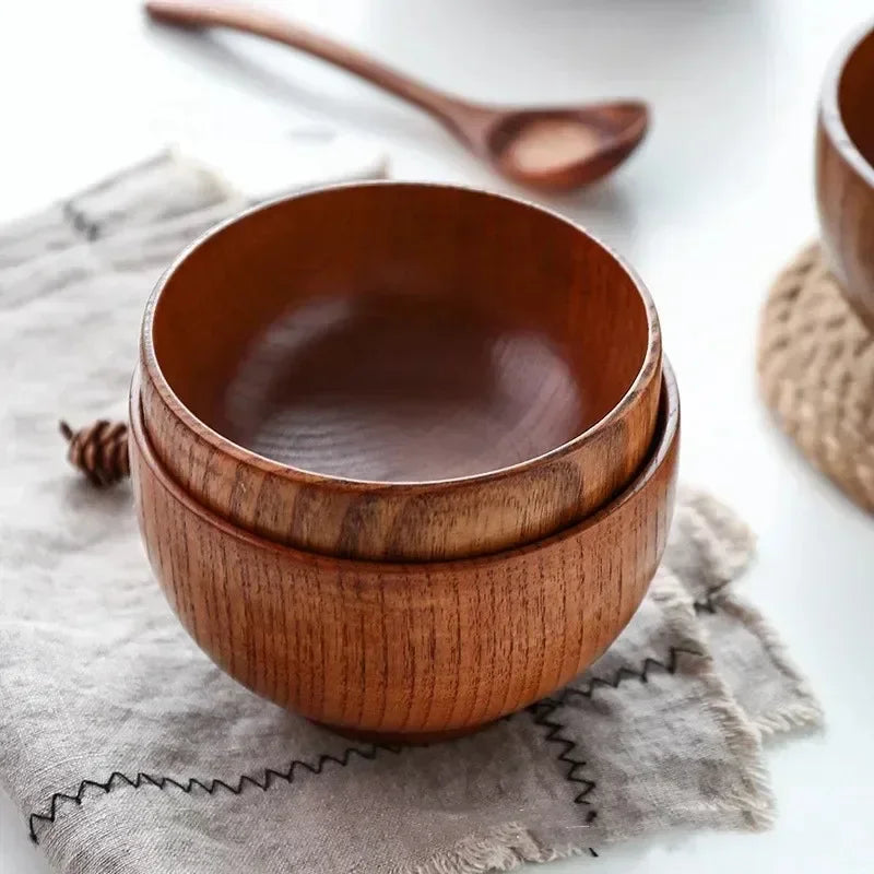 Japanese Style Wooden Bowl Jujube Wooden Bowl