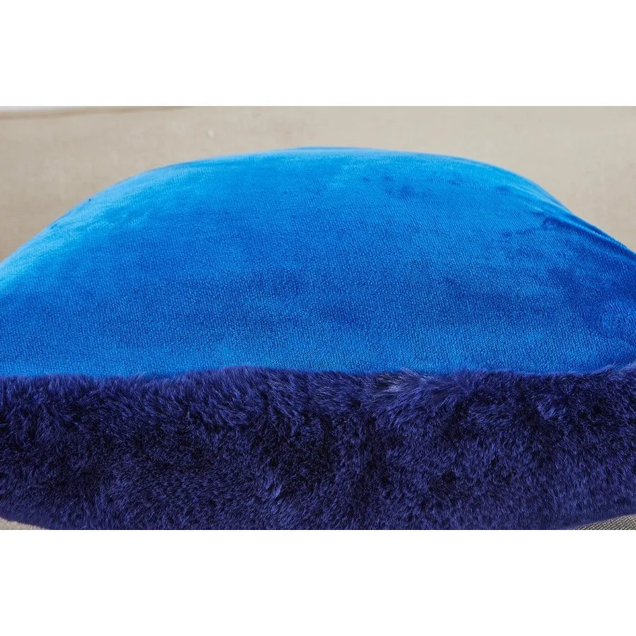 Agnes Luxury Chinchilla Faux Fur Pillow 18 In. x 18 In.