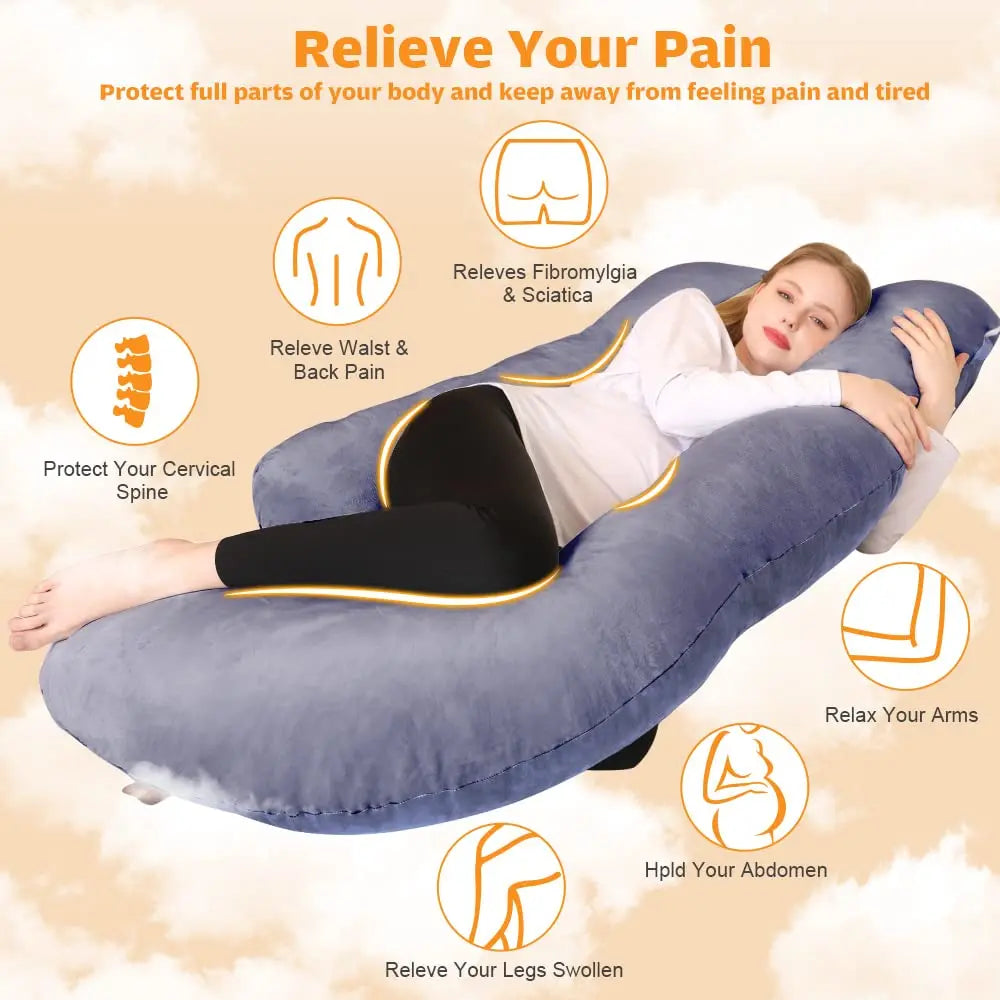 Large Size Pregnancy Pillow for Sleeping, Body Pillow