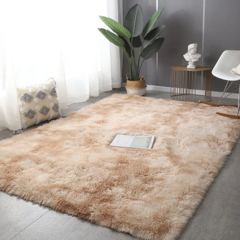 Plush Carpet For Living Room Sofa Floor Cushions  Modern Soft Fluffy